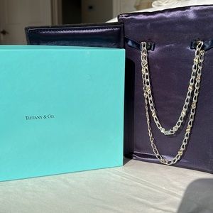 Tiffany & Co. Silver and Gold Figaro Chain